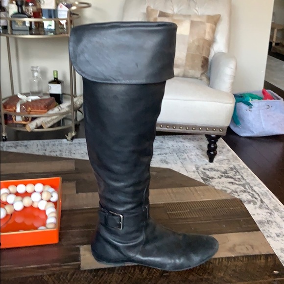 Cole Haan Over the knee Black Leather Boot (8.5) - Picture 4 of 6